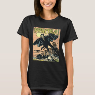 Retro Horror Movie Monster Vampire Vintage Hallowe T-Shirt
