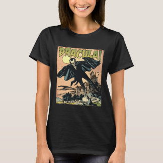 Retro Horror Movie Monster Vampire Vintage Hallowe T-Shirt