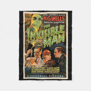 Retro Horror Movie S Monsters Halloween  Fleece Blanket
