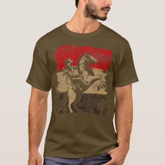 Retro Horse Riding Western Cowboy T-Shirt