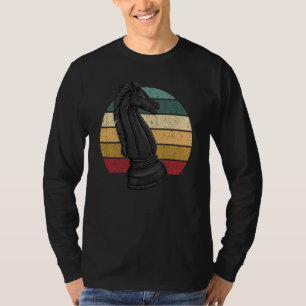Retro Horse Rook Chess Player Coach Graphic T-Shirt
