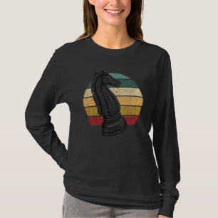 Retro Horse Rook Chess Player Coach Graphic T-Shirt