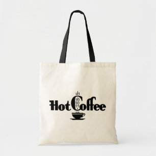 Retro Hot Coffee Tote Bag