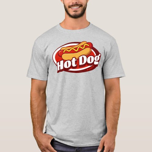 Retro Hot Dog Month T_Shirt
