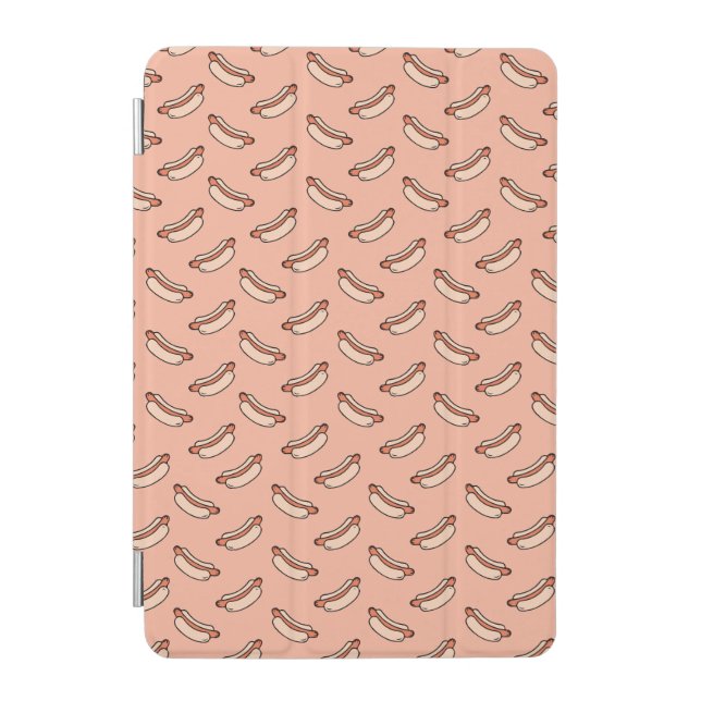 Retro Hot Dog Seamless Pattern iPad Mini Cover (Front)