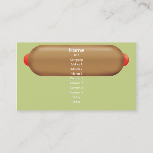 Retro Hotdog - Business Business Card
