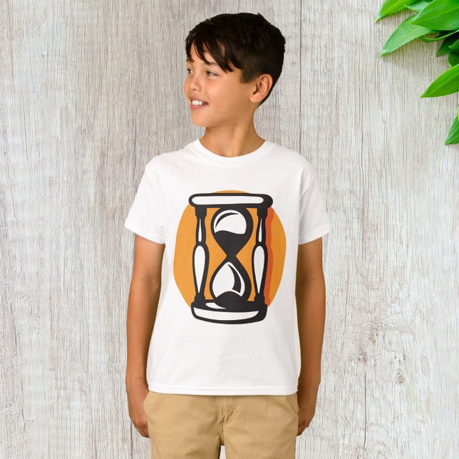 Retro Hourglass Timer Minimalist Time T-Shirt (Creator Uploaded)