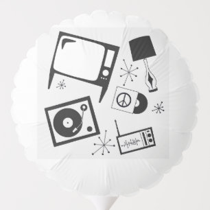 Retro, household designs balloon