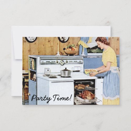 Retro Housewarming Party V2 Invitations