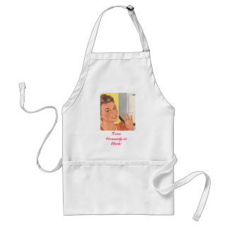 Retro Housewife at Work! Adult Apron