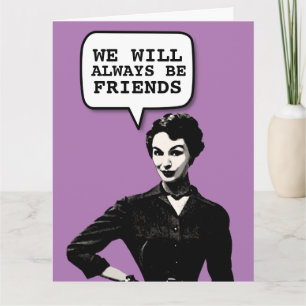 RETRO HOUSEWIFE FUNNY BIRTHDAY GIRL FRIEND CARD