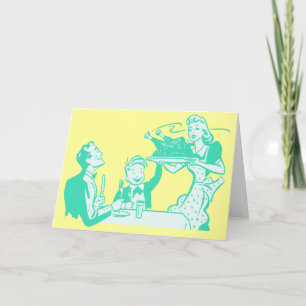 Retro Housewife Holiday Card