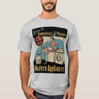 Retro Housewife Washer Dryer T-Shirt
