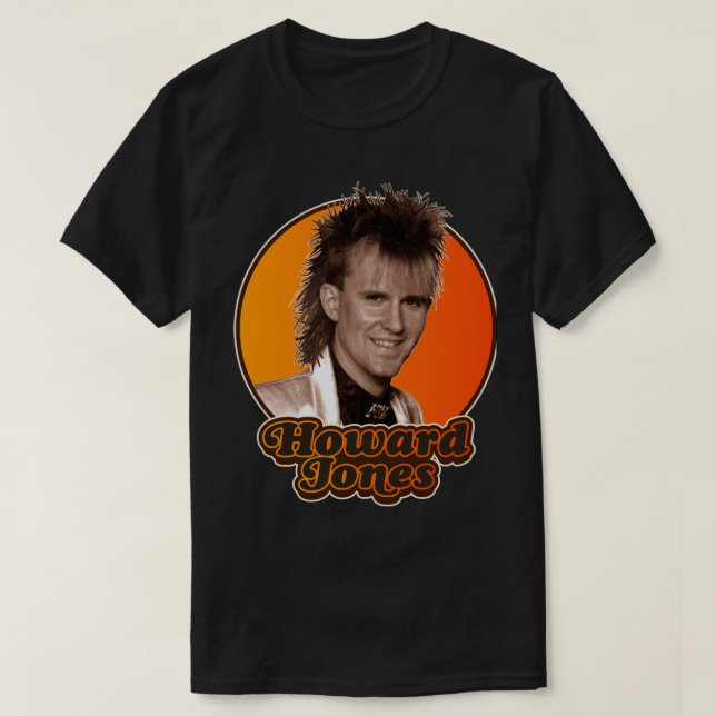 Retro Howard Jones Tribute Classic T-Shirt (Design Front)