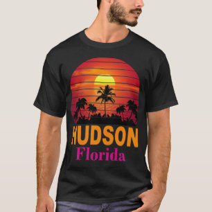 Retro hudson Beach Florida sea beach shirts 