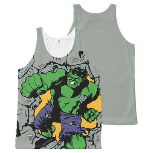 Retro Hulk Smash All_Over_Print Tank Top