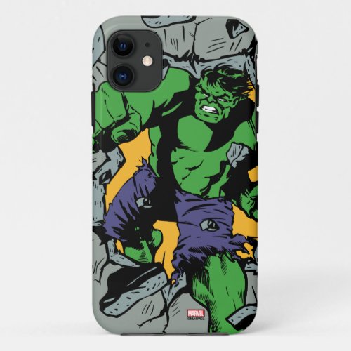 Retro Hulk Smash iPhone 11 Case