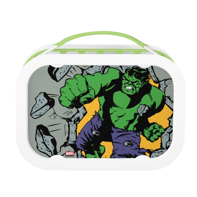 Retro Hulk Smash! Lunch Box (Front)