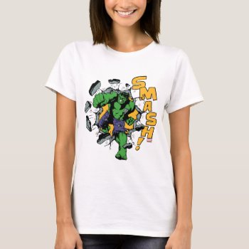 Retro Hulk Smash! T-shirt by marvelclassics at Zazzle
