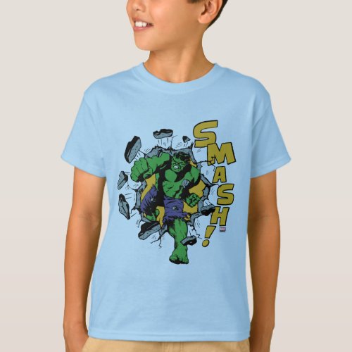 Retro Hulk Smash T_Shirt