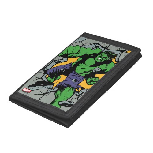 Retro Hulk Smash Trifold Wallet