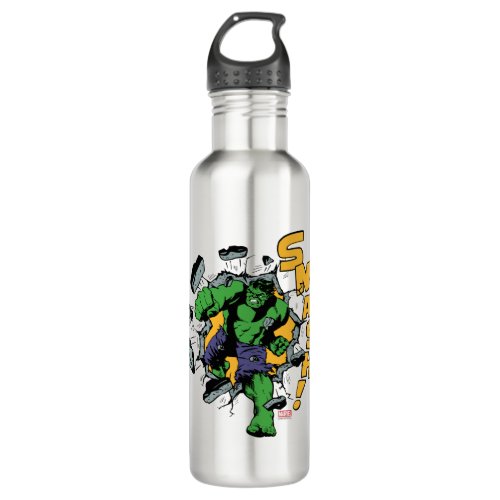 Retro Hulk Smash Water Bottle