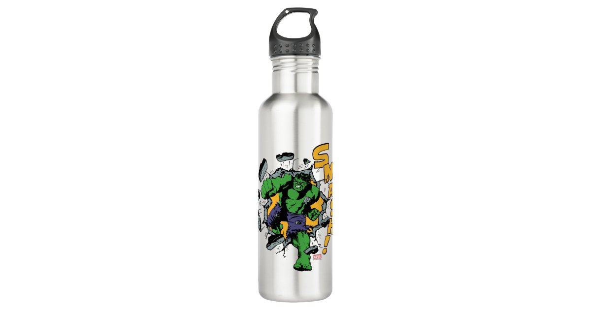 Superheros kids flip top water bottle hulk spiderman iron man