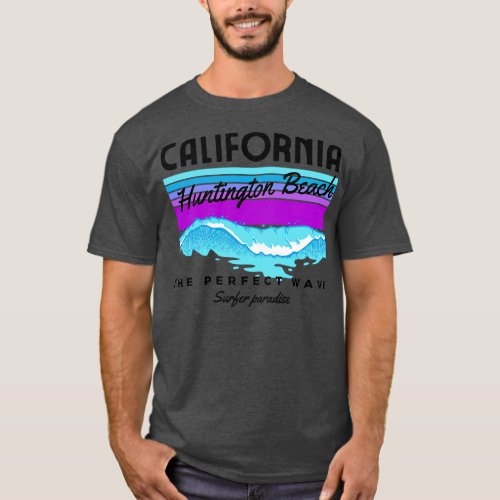 Retro Huntington Beach California T_Shirt
