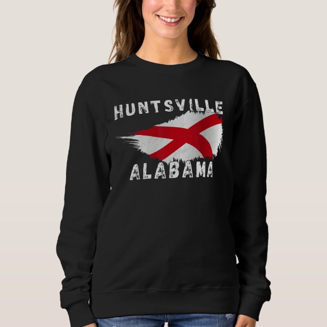 Retro Huntsville Alabama Apparel 1 Sweatshirt (Front)