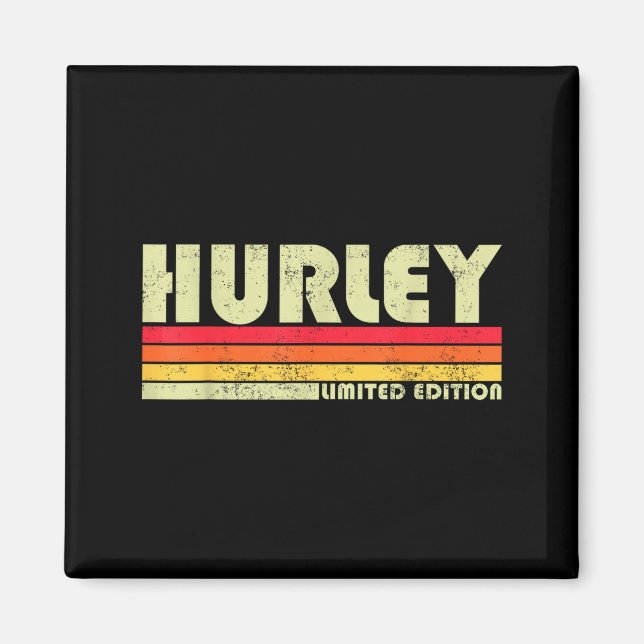 Retro Hurley Home State Cool 70s 80s Style Sunset  Magnet (Front)