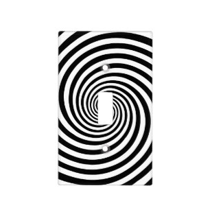 Retro Hypnosis Light Switch Cover