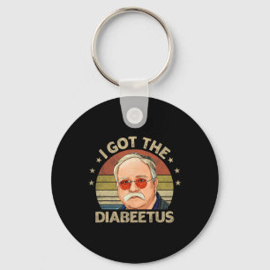Retro I Got The Diabeetus Funny Diabetes Type 1 2  Keychain