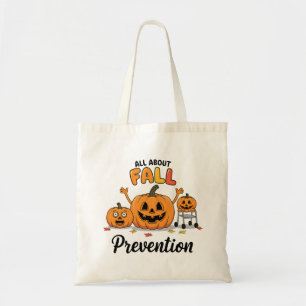 Retro I Love Fall Prevention Fall Occupational  Tote Bag