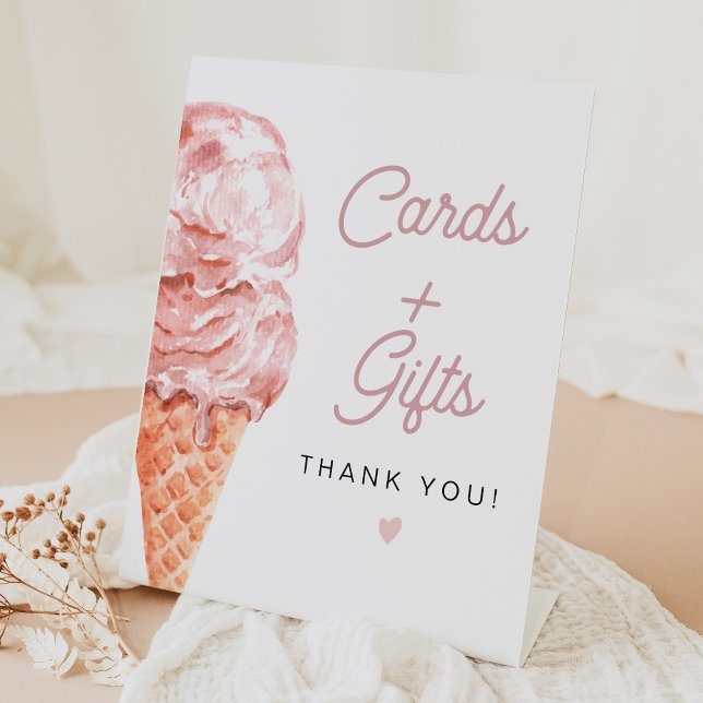 Retro Ice Cream Cards + Gifts Sign  (Creator Uploaded)