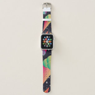 Retro Ice Cream, Cosmic Neon. Apple Watch Band