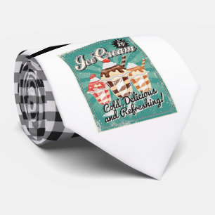 Retro Ice Cream Necktie