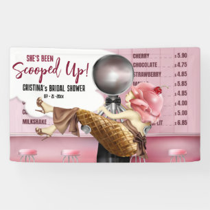 Retro Ice cream Parlor Scooped Up Banner