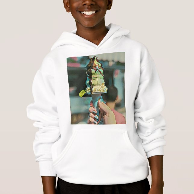 Retro ice cream popsicle hoodie (Front)