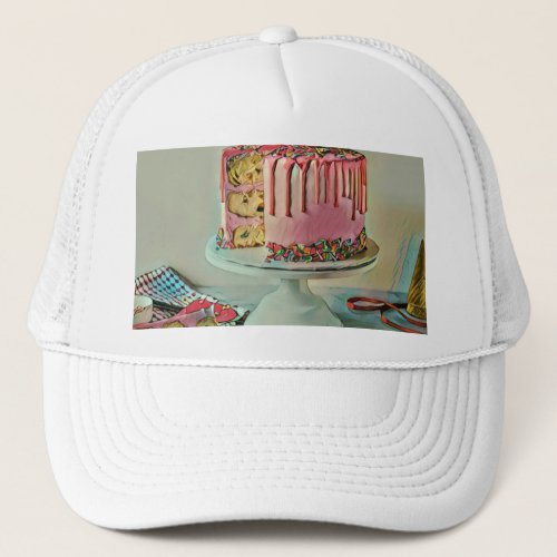 Retro ice cream popsicle trucker hat
