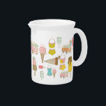 Retro Ice Cream Summer Party  Beverage Pitcher<br><div class="desc">The latest addition to the collection.</div>