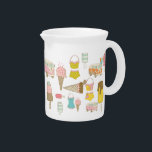 Retro Ice Cream Summer Party  Beverage Pitcher<br><div class="desc">The latest addition to the collection.</div>
