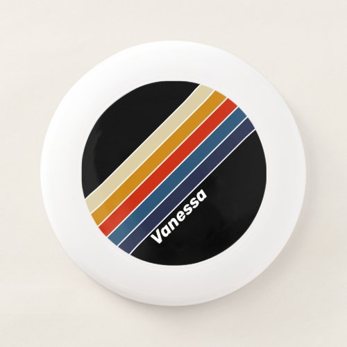 Retro Ice Rainbow Striped with Name