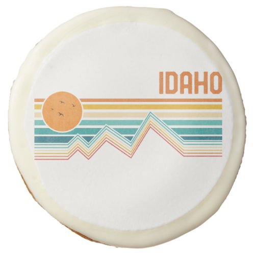 Retro Idaho Boise Nampa Souvenir Vintage Outdoor Sugar Cookie