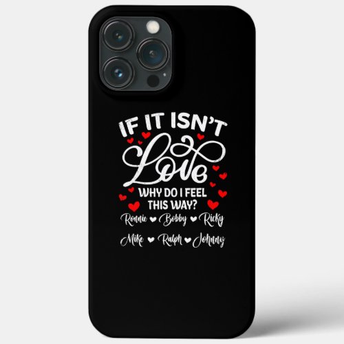 Retro If It Isnt Love RBRM Lover I Feel Music iPhone 13 Pro Max Case