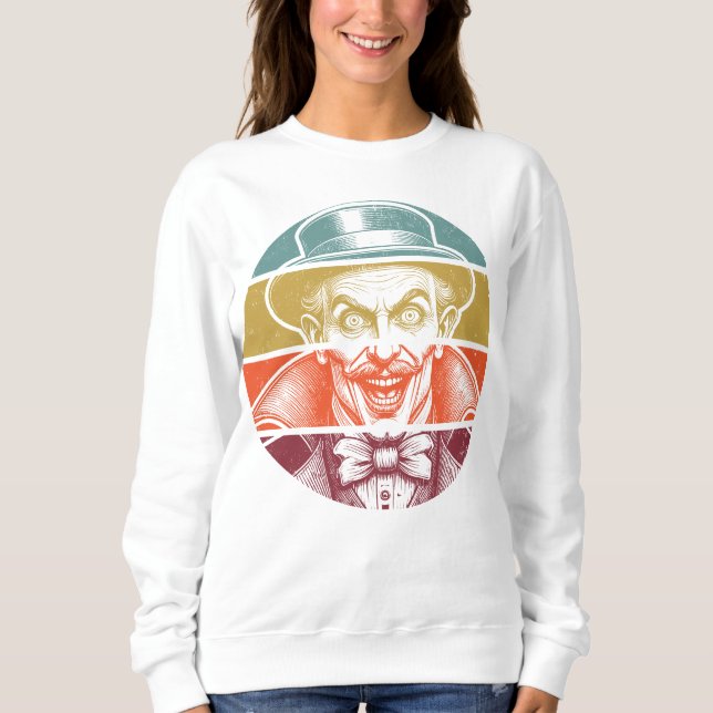 Retro Illusionist for Light Items Sweatshirt (Front)