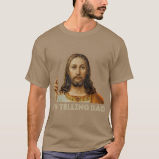 Retro Imelling Dad Funny Religious Christian Jesus T-Shirt