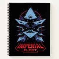 Retro Imperial Fleet Star Destroyer Badge Notebook