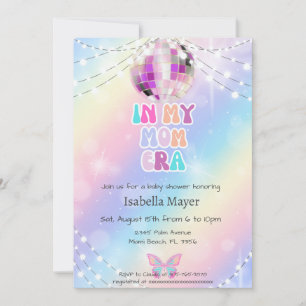 Retro In Her Mom Era Baby Shower Invitation