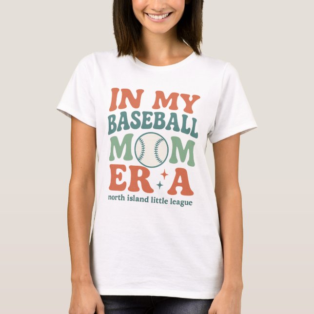 Retro “In My Baseball Mom Era” T-Shirt  (Front)