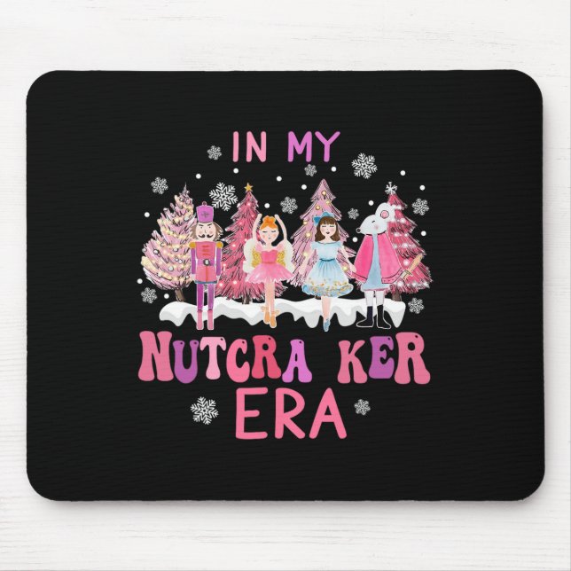 Retro In My Nutcracker Mom Era Christmas Nutcracke Mouse Pad (Front)